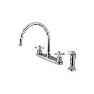   Goose Neck Kitchen Faucet With Spray EB725AXSP