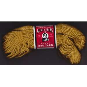  Aunt Lydias Heavy Rug Yarn   Antique Gold   3 skeins 70 