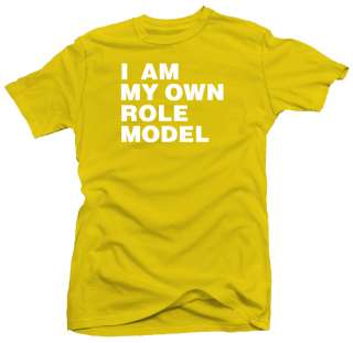 Am My Own Role Model Hip Hop SB Ego New Retro T shirt  