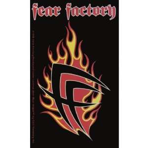 Fear Factory   Flaming Logo Decal