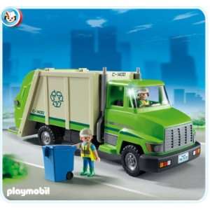  Playmobil 5938 Green Recycling Truck Toys & Games