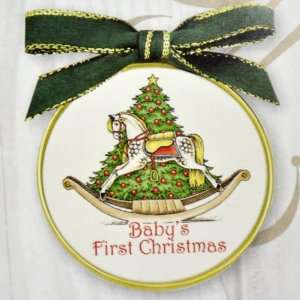  Barlow Designs Classic Ornaments   Rocking Horse/Babys 