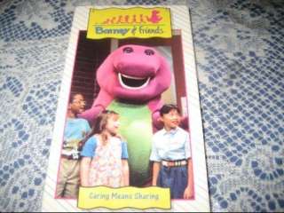  Barney & Friends Caring Means Sharing [VHS]