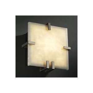  Justice Design Group CLD 5550 Clips Square Wall Sconce (ADA 