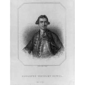  Admiral Augustus Keppel,Viscount Keppel,1725 1786,officer of Royal 