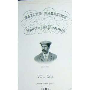  BailyS Magazine Frontispiece Portrait 1909 James Braid 