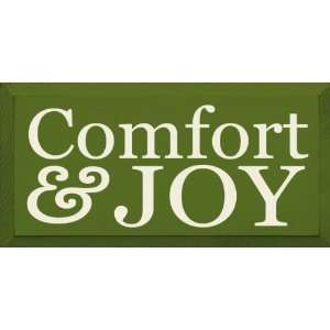  Comfort & Joy (small) Wooden Sign