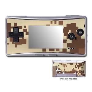  Digital Desert Camo Design GameBoy Micro Decorative 