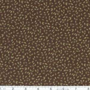   Timber Creek Leaves Walnut Fabric By The Yard Arts, Crafts & Sewing