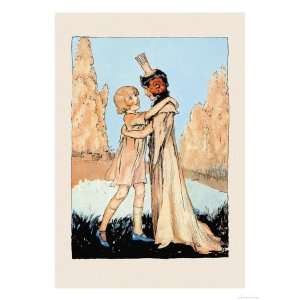 Betsy and Ozma Giclee Poster Print by John R. Neill, 12x16  
