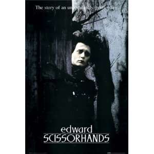  Movies Posters Edward Scissor Hands   The Story   35.7x23 