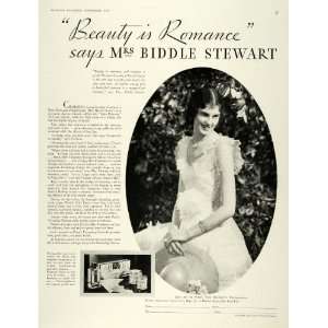   Cream Clean Mrs. Biddle Stewart   Original Print Ad
