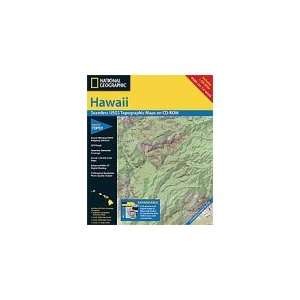  National Geographic TOPO Hawaii Map CD ROM (Windows) GPS 