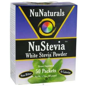  NuNaturals   NuStevia White Stevia Powder   50 Packet(s 