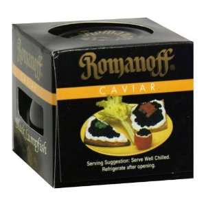 Romanoff, Caviar Lumpfish Black, 2 Ounce (6 Pack)  Grocery 