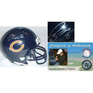  Greg Olsen Signed Bears Riddell Mini Helmet Sports 