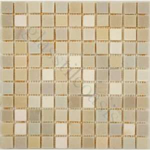 Dust White Honed Sold by the Box 1 x 1 Cream/Beige Kitchen Polished 