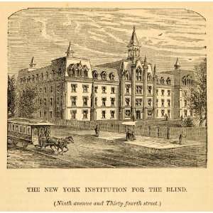  1872 New York Institution for the Blind Architecture 
