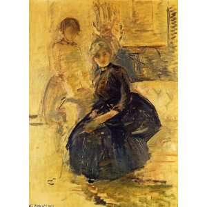  FRAMED oil paintings   Berthe Morisot   24 x 34 inches 