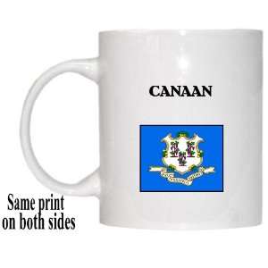    US State Flag   CANAAN, Connecticut (CT) Mug 