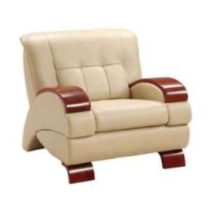  Splendid Contemporary Cappucino Leather Chair