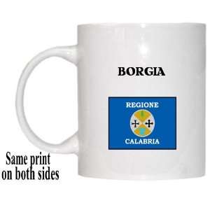  Italy Region, Calabria   BORGIA Mug 