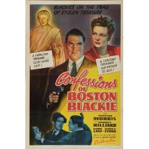  Confessions of Boston Blackie Poster Movie (27 x 40 Inches 