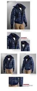 Mens Winter Jackets Korea Style Jumpers Padding Coats US Size M L NWT 