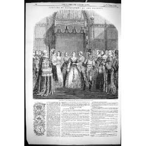 1849 Robing Majesty Queen Victoria Lobby House Lords London Parliament