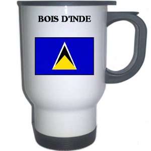  Saint Lucia   BOIS DINDE White Stainless Steel Mug 