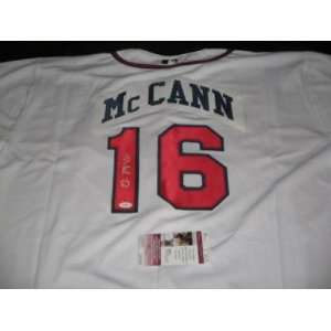  Signed Brian McCann Jersey   allstar Jsa coa   Autographed 