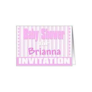  Baby Brianna Shower Invitation Card Health & Personal 