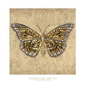 Tiger Butterfly by Jennette Brice 18x18 
