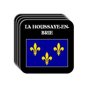 Ile de France   LA HOUSSAYE EN BRIE Set of 4 Mini Mousepad Coasters