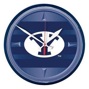  Brigham Young Cougars Round Clock