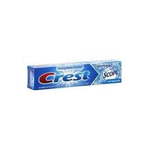  Crest Plus Scope Whitening Toothpaste Cool Peppermint 6 