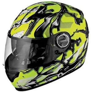  Scorpion Oil EXO 500 Road Race Motorcycle Helmet   Neon 