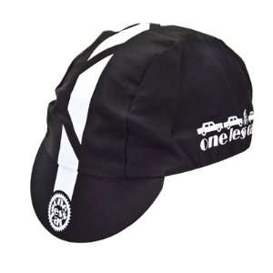  Pace Sportswear One Less Car cycling cap, black/white 