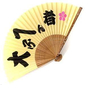  Authentic Japanese Hand Fan   Maeda Keiji (Silk Model 