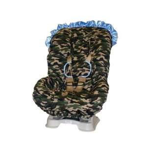  Daddy Camo with Blue Trim TODDLER CAR SEAT COVER Baby