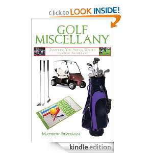 Golf Miscellany (Books of Miscellany) Silverman  Kindle 