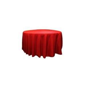  Wholesale wedding Polyester 120 Round Tablecloth   Apple 