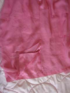 KAY UNGER Tiered Strapless PINK NWT size 10 Cocktail dress  