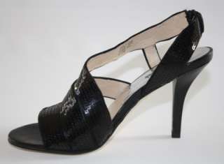 Womens Shoes NIB Michael Kors FARRIS Dress Sandal Sequin Black PROM 