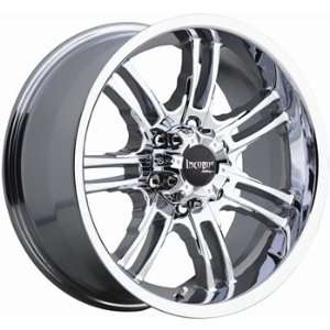 Incubus Lotta 17x8 Chrome Wheel / Rim 5x5 with a 0mm Offset and a 74 