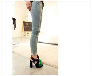2012 New Fashion Women Colors Cross strap Platform Pumps High Heels 