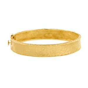  18k Yellow Gold 11mm Solid Bangle   7 Inch   JewelryWeb Jewelry