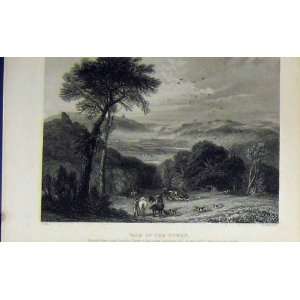  C1850 View Vale Towey Nelson Tower Castle Grongar Hill 