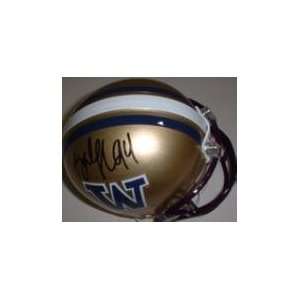  Tank Johnson (WASHINGTON) Football Mini Helmet