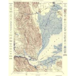  USGS TOPO MAP CARQUINEZ STRAIGHT CALIFORNIA (CA) 1898 